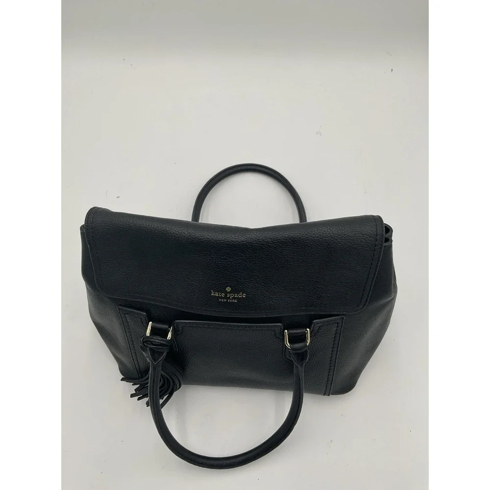 Kate Spade Mccall Street Nicolle Women's Black Leather Shoulder Bag Satchel